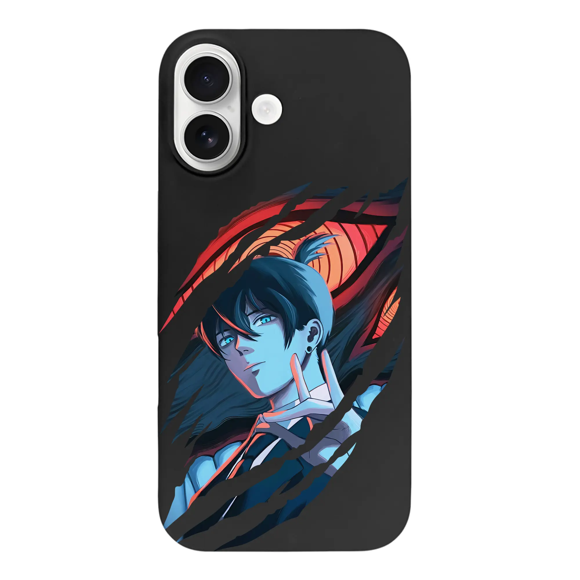 チェンソーマン グッズ,早川アキ - iPhone 17 シリーズ シリコンケース 薄型 耐衝撃 指紋防止 ソフトタッチカバー 精密フィット 傷防止 保護ケース iPhone 17/17 Air/17 Pro/17 Pro Max 対応